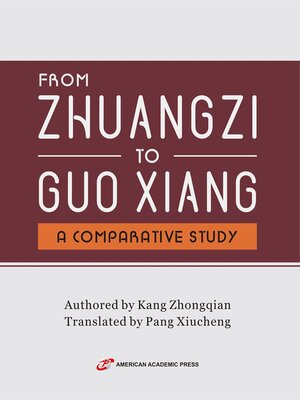 cover image of From Zhuangzi to Guo Xiang